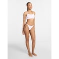 thumbnail image 2 of No Boundaries Seamless Ribbed Bralette and Thong Set, 2-Piece, Women's Sizes XS-XXXL, 2 of 5