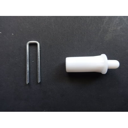 

PLANTATION SHUTTER REPAIR KIT : 12 Tilt Rod Louvers Staples + PLUS + 12 Spring Loaded Shutter Pins