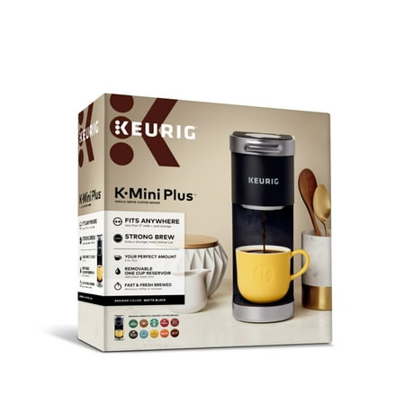 Keurig - K-Mini Plus Single Serve K-Cup Pod Coffee Maker - Matte Black