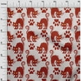 thumbnail image 3 of oneOone Cotton Cambric Maroon Fabric Halloween Sewing Craft Projects Fabric Prints By Yard 42 Inch Wide, 3 of 4