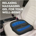 thumbnail image 3 of Dr. Scholl’s Black Massaging Gel Posterior Seat Cushion, 46100WDI, 2.83 lb, 3 of 10