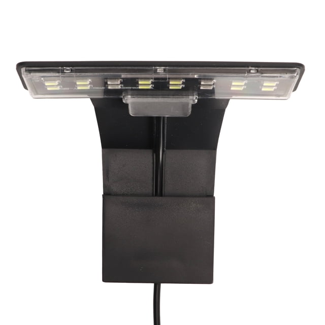 Luz Con Clip Para Pecera, Carcasa Negra, Enchufe Europeo, Luz LED Compacta Para Acuario De 220V Para Pecera