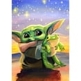 thumbnail image 1 of Taladro redondo completo 5D DIY Rhinestone diamante pintura Yoda trabajo hecho a mano hogar arte decoración Hugtrwg Para estrenar, 1 of 9