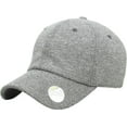 thumbnail image 2 of MELANGE CLASSIC BASEBALL DAD HAT CAP, 2 of 6