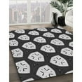 thumbnail image 2 of Ahgly Company Indoor Square Patterned Charcoal Black Area Rugs, 7' Square, 2 of 6