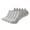 Grey1, variant on SERISIMPLE Women No Show Thin Bamboo Ankle Sock Soft Breathable Socks 5 Pairs (Black, Large)