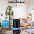 thumbnail image 4 of ITdodo Humidifier for Room, 4.5L Top Fill for Home, 40H Runtime, Quiet, Auto Humidity Control, Cool Mist Air Humidifier for Bedroom, Plants, Essential Oil Diffuser, Easy Clean, 4 of 11