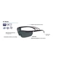 thumbnail image 2 of Gafas de seguridad General Electric GE ANSI Z87.1 01 Series, 2 of 9
