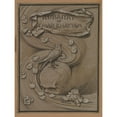 thumbnail image 2 of Elihu Vedder 15x18 Black Ornate Wood Framed Double Matted Museum Art Print Titled - Omar's Emblem (1883-1884), 2 of 5