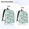 thumbnail image 4 of Daiia Hand Drawn Snake Vintage Canvas Backpack for Men and Women ,Hiking Backpack,Travel Laptop Bag for School,Large Capacity Backpack, 4 of 8