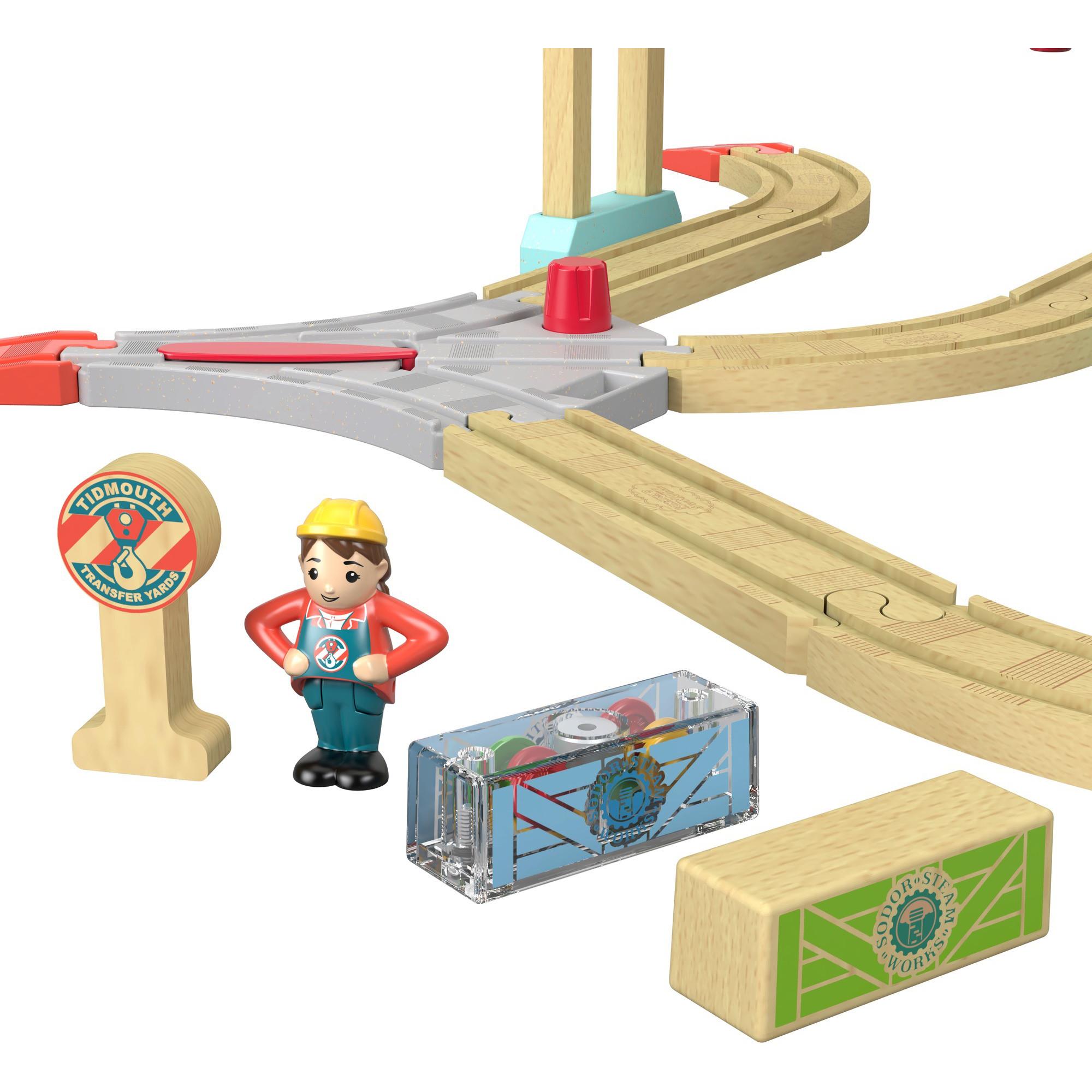 Thomas & Friends Wood Lift & Load Cargo Train Track Set - image 4 of 9