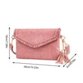 thumbnail image 3 of WILLBEST Bags for Women Soft Vegan Leather Oversized Tassel Shoulder Crossbody Clutch Bag Handbag Fashion Postman Bag, 3 of 5
