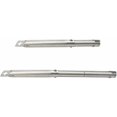 thumbnail image 3 of 4 Piezas De Repuesto De Parrilla De Gas De Acero Inoxidable Ajustable Universal Accesorios De Parrilla De Quemador De Manguera Recta (Color: Plata), 3 of 5