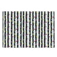 thumbnail image 1 of Abstract Cutting Board, Hand Drawn Vertical Monochrome Stripes Background with Colorful Dotted Pattern, Decorative Tempered Glass Cutting and Serving Board, Large Size, Multicolor, by Ambesonne, 1 of 1
