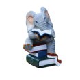 thumbnail image 1 of Estatua de elefante con lectura de resina para decoración de jardín, 28 cm, 1 of 1