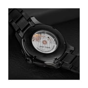 Men's automatic mechanical movement, round dial, high-quality stainless steel strap