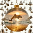 thumbnail image 3 of Ocean Acrylic Christmas Tree Ornaments Clear Hanging Crystals for Christmas Decor Hand Blown Art Ornaments with Ropes for Xmas Party Decorations, 3 of 4