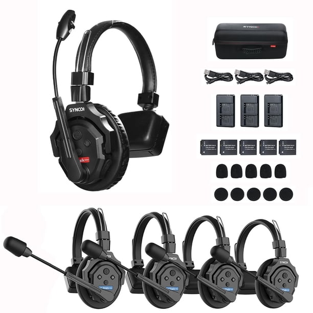 Sistema de intercomunicación con auriculares inalámbricos BAFONGCINE SYNCO xTalk X5