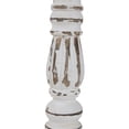 thumbnail image 4 of Northlight Set of 2 Antique White Pillar Candle Holders 12", 4 of 5