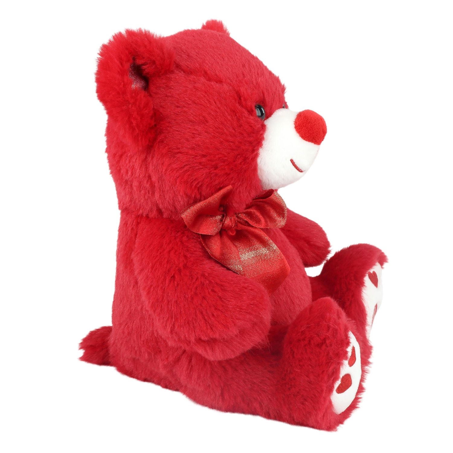 Way to Celebrate Valentine’s Day Snuggly and Cuddly Teddy Bear, Red
