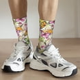 thumbnail image 4 of Uemuo Butterflies2 Pattern Women's Crew Socks, Soft Durable Breathable Moisture-Wicking with Odor Control Cotton socks, 4 of 9