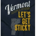 thumbnail image 2 of Vermont Maple Syrup Lets Get Sticky Unisex Plus Size Hoodie Brisco Brands 2X, 2 of 6