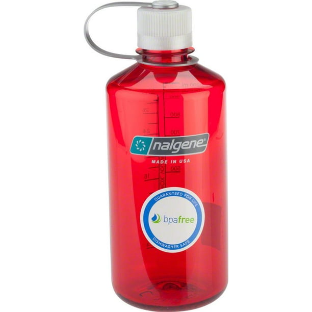 Nalgene Narrow Mouth Bottle 32oz, Outdoor Red