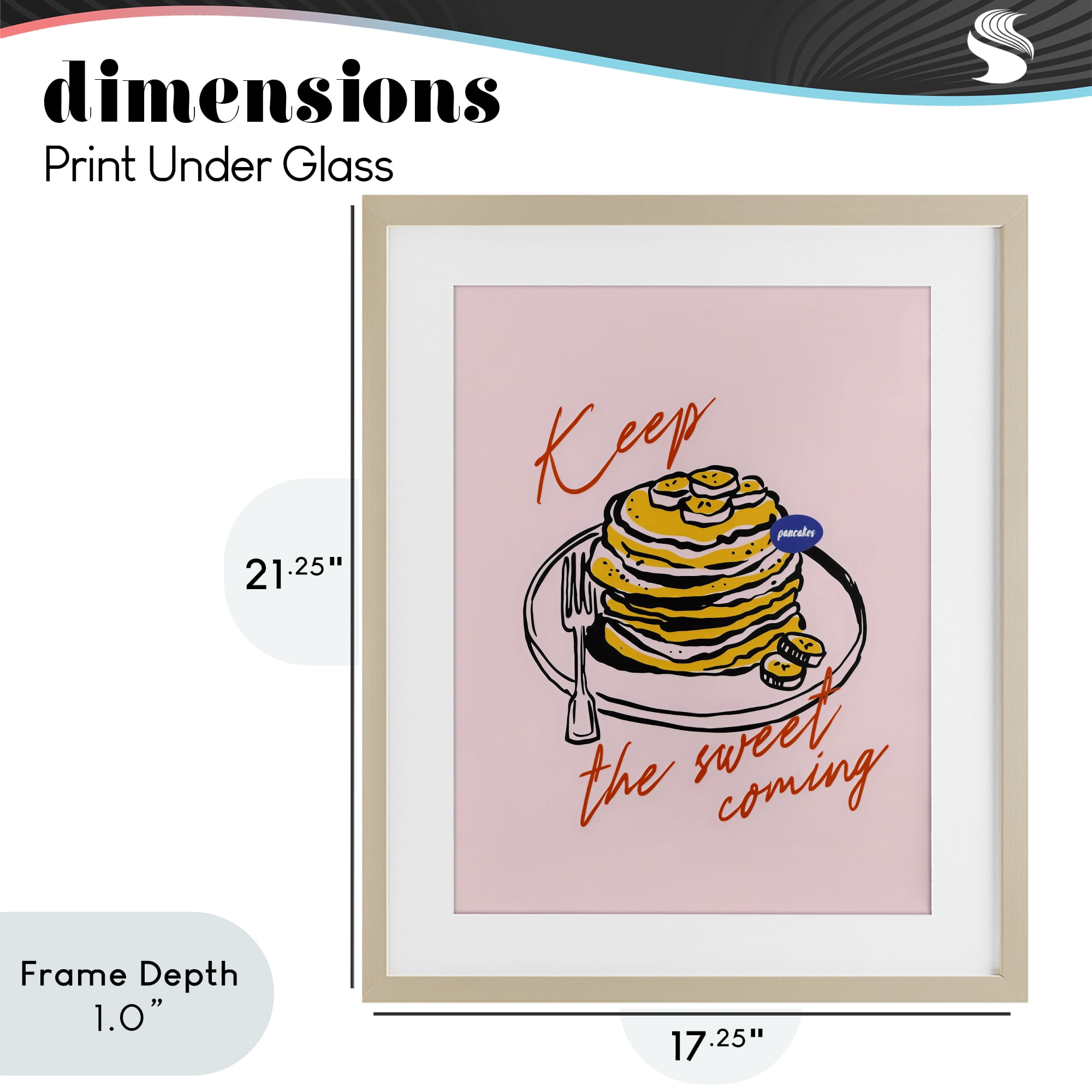 Stupell Industries Keep The Sweet Coming Birch Framed Print Under Glass, design by The Prints Vibe