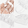 thumbnail image 4 of 50 Pack Clear Plastic Gift Bags with Handles, Party Favor Bags, Reusable Goodie Tote Bags for Graduation Wedding Birthday, 4 of 5