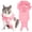 pink, variant on mirlewaiy Cat Recovery Suit for Abdominal Wounds and Skin Diseases, Breathable Surgical Recovery Shirt After Surgery Wear Anti Licking Wounds,E-Collar Alternative for Cats Pet Kitten(RSC01-Navy-s)