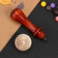 thumbnail image 1 of Estampilla Sun Moon Stars Round Wax Seal Stamp Head Fire Paint para invitaciones (RYX31) Wdftyju Libre de BPA, 1 of 5