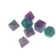 thumbnail image 5 of 7 Uds Dados Poliédricos D4 D6 D8 D10 D12 D20 Para Juegos DnD RPG Verde Púrpura Sunnimix 7 dados poliédricos, 5 of 7
