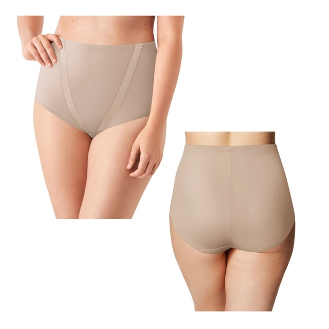 Pantaleta Maidenform para Mujer, Corte Completo de Nylon Multicolor Talla G, 3 Piezas