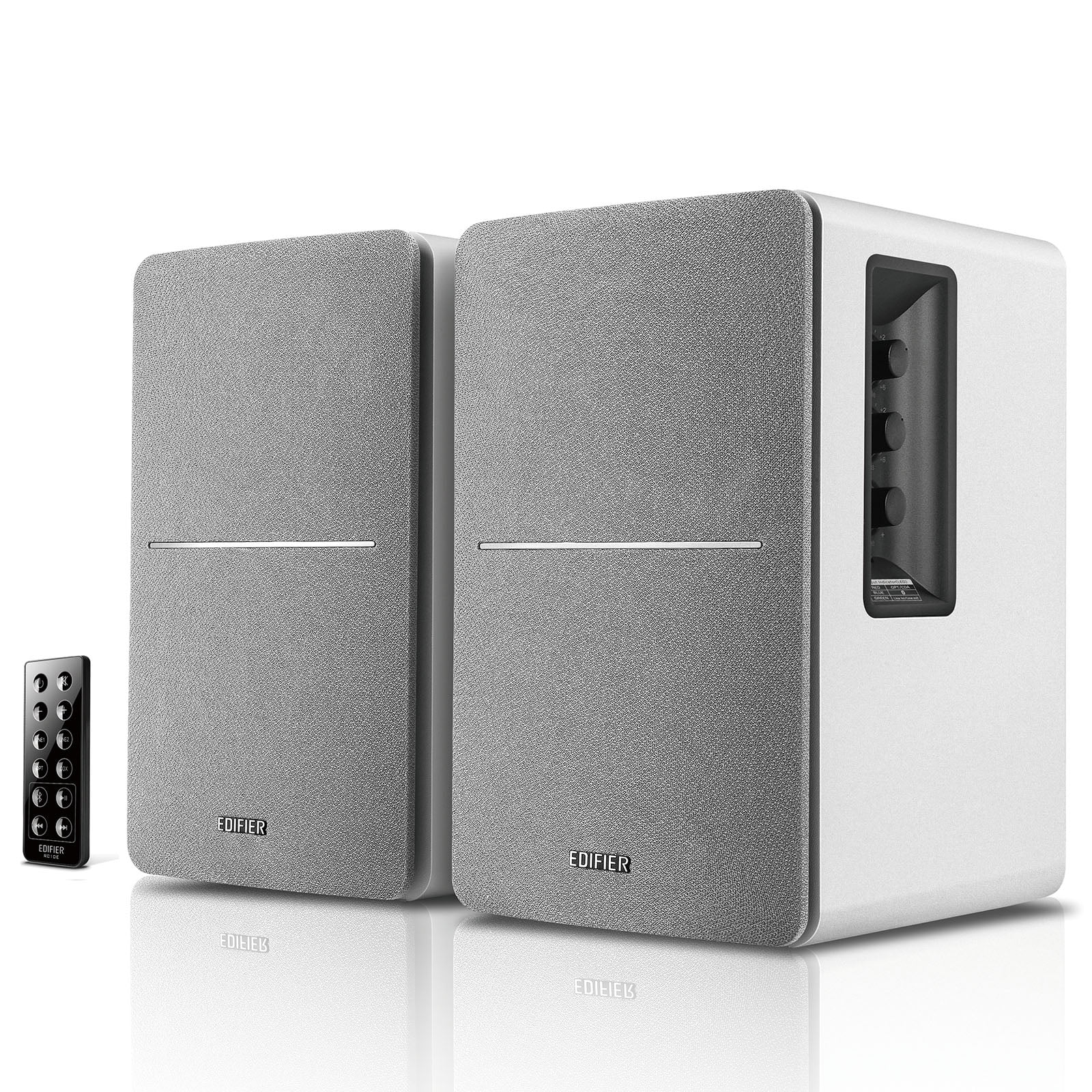 Edifier R1280DB 42W RMS Bluetooth Bookshelf Speakers, Surround Sound, White, Wireless