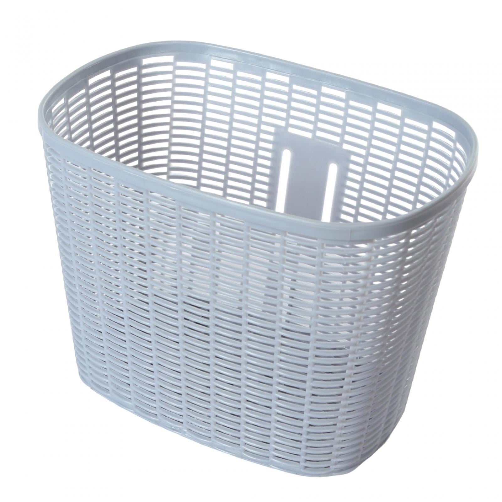 Bike Basket Easy to Install Bike Accessory Removable Most Adult Bikes Front grey
