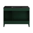 thumbnail image 7 of Cascade 48" Freestanding Bathroom Vanity in Green Oak with Black Sink Top, 7 of 7