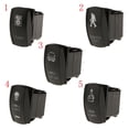 thumbnail image 4 of 12/24V coche motocicleta 5 pines ON/OFF barra de luz LED interruptor basculante impermeable Baoblaze Interruptor de luz sasquatch, 4 of 7