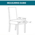 thumbnail image 2 of BOGUANG Elastic detachable chair covers, chair covers for dining chairs, no back cover, Coffee 6-piece, 2 of 6