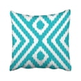 thumbnail image 1 of BOSDECO Ethnic Ikat Pattern Tribal Pillowcase Cover 16x16 inch, 1 of 1