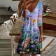 thumbnail image 2 of Vestido de jersey con cuello en V y manga larga estampado a la moda para mujer Pompotops hdfakjf8396, 2 of 5