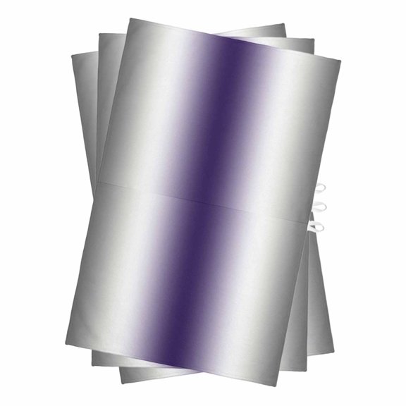 Gray Purple Kitchen Towels Set of 3, Water Absorbent Dish Towel, Modern Gradient Geometric Decorative Hand Towels - Quick Drying Cloth for Cooking Baking, 18x28 Inch