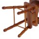 thumbnail image 3 of Adorable sillón de madera para comedor de casa de muñecas a escala 1/12 (color madera), 3 of 9