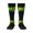 1 Black, variant on Knee High Socks for Women Jamaican Logo Long Tube Sock Uniform Socks