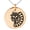 Rose, variant on Tioneer Stainless Steel Aztec Chief Tribe Rune Engraved Small Medallion Circle Charm Pendant Necklace