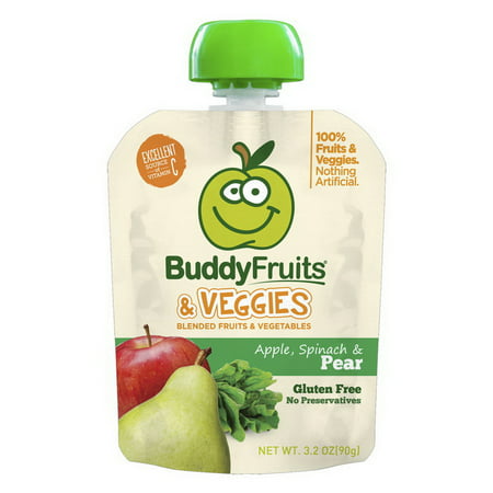 (Price/Case)Buddy Fruits 2812161 Veggies-18 X 1 Case-Spinach & (Best Fruits And Veggies To Juice For Weight Loss)