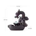 thumbnail image 2 of Quemador de incienso grande de arcilla morada con flujo inverso, elemento decorativo for la ceremonia del té, soporte creativo for incienso, decoración del hogar., 2 of 6