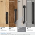 thumbnail image 3 of Amerock Faraday 5-1/16 inch (128mm) Center-to-Center Matte Black Cabinet Pull, 3 of 6