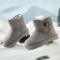 thumbnail image 6 of Balabala Girls Snow Boots – Warm Winter Boots with Faux Fur, Suede Water-Resistant Mini Boots for Kids, 6 of 6