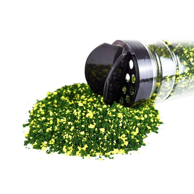 TISHITA 520ml Miniature Tree Powder Model Railway Garden Building Kit Powder Foliage Yellow Green