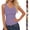B02# Purple, variant on Ribbed Tank Top for Women Sleeveless V Neck Fitted Basic Top Soft Stretch Casual Slim Fit Solid Color Summer Layering Shirt for Daily Wear Gym Workout,Wine S